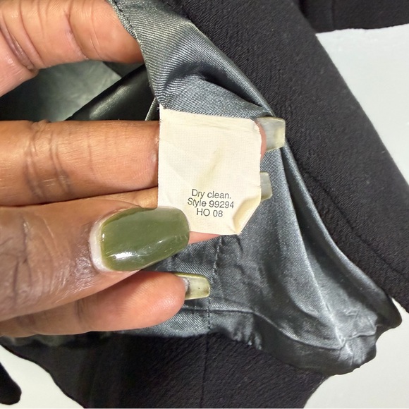 J. Crew Classic Black Single‎ Breasted Pea Coat Size 2 - Picture 7 of 9